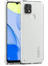 Back Cover OPPO A15s OG Premium TPU Back Cover Transparent-thumb2