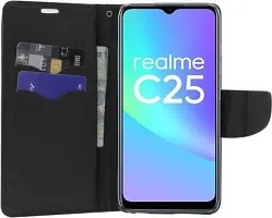 Trendy Flip Cover Compatible for Realme C25 Back Cover-thumb4