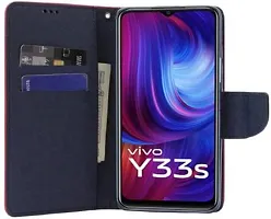 Trendy  Flip Cover Compatible for Vivo Y33s 5G Flip Cover-thumb3