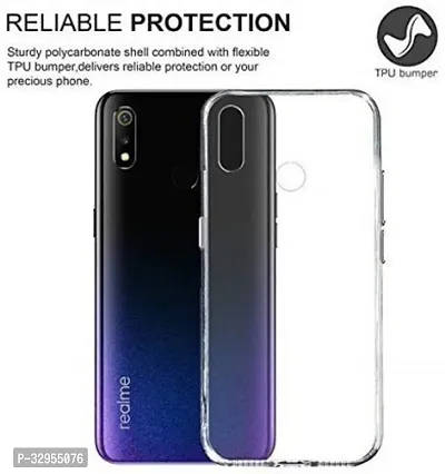 Back Cover Realme 3i OG Premium TPU Back Cover Transparent-thumb3