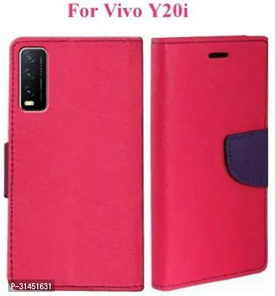 Trendy Soft TPU Silicone Flip Cover Compatible for Vivo Y20i Back Cover