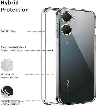 Rahishi Back Cover for Vivo Y18 Back Cover (Transparent)-thumb3