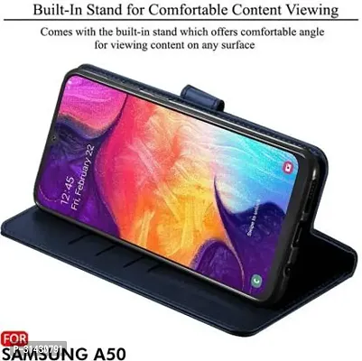 Trendy Flip Cover Compatible for Samsung Galaxy A50-thumb3