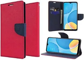 Rahishi Flip Cover Compatible for  Oppo A15s Pink-thumb2