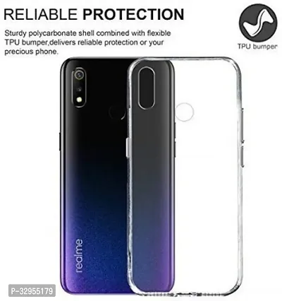 Back Cover Realme 3 Pro OG Premium TPU Back Cover Transparent-thumb3