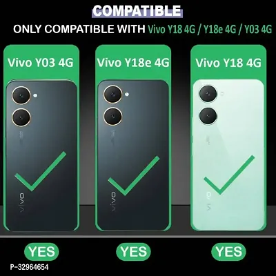 Rahishi Back Cover for Vivo Y03 Back Cover (Transparent)-thumb2