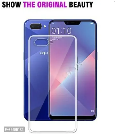 Back Cover OPPO A3s OG Premium TPU Back Cover Transparent-thumb0