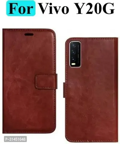 Trendy Soft TPU Silicone Flip Cover Compatible for Vivo Y20G