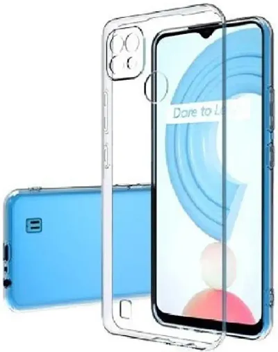 BAI AND KAKAPerfect Fitting Hybrid Edge to Edge Side Protection Back Cover For Realme C21Y / C21 (Bumper Case, Transparent)