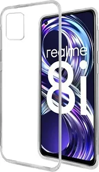 Back Cover Realme 8i OG Premium TPU Back Cover Transparent-thumb1