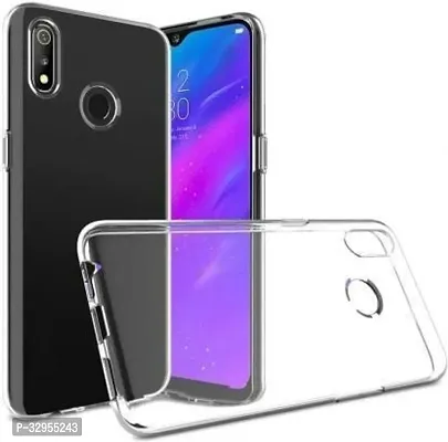 Back Cover Realme 3 OG Premium TPU Back Cover Transparent-thumb0