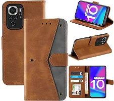 Stylish Flip Cover Compatible for Mi Redmi Note 10-thumb2