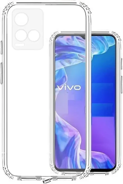 Bai and kaka Flexible Plain TPU Back Cover For Vivo Y33s (Transparent, Camera Protection)