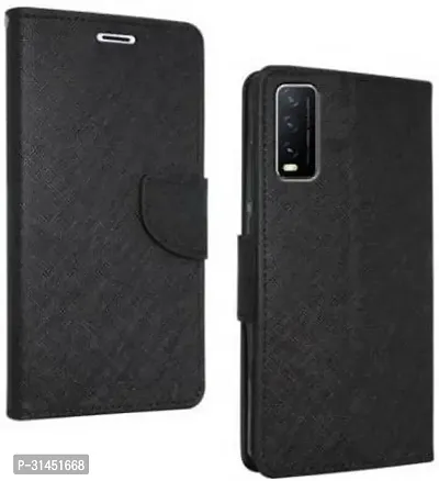 Trendy Soft TPU Silicone Flip Cover Compatible for Vivo Y20 Cover