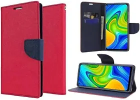 Stylish Flip Cover Compatible for Mi Redmi Note 9-thumb2