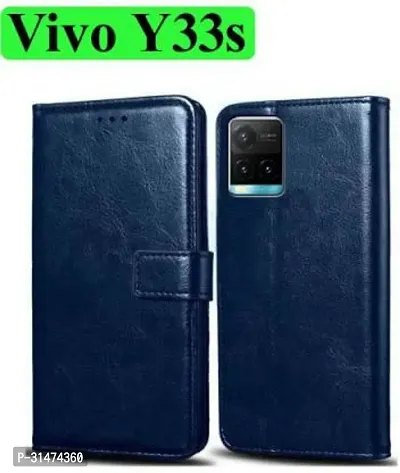 Trendy  Flip Cover Compatible for Vivo Y33s 5G Flip Cover