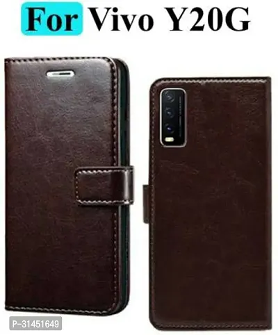 Trendy Soft TPU Silicone Flip Cover Compatible for Vivo Y20G