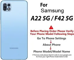 Back Cover Samsung Galaxy A22 5G OG Premium TPU Back Cover Transparent-thumb1