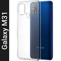 Back Cover Samsung Galaxy M31 OG Premium TPU Back Cover Transparent-thumb2