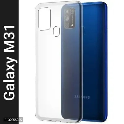 Back Cover Samsung Galaxy M31 OG Premium TPU Back Cover Transparent-thumb3