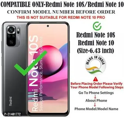 Stylish Flip Cover Compatible for Mi Redmi Note 10-thumb2