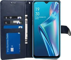 Rahishi Flip Cover Compatible for  Oppo A12 Blue-thumb4