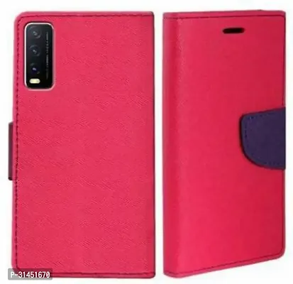 Trendy Soft TPU Silicone Flip Cover Compatible for Vivo Y20 Cover