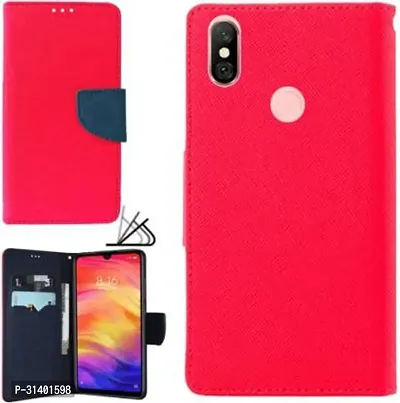 Stylish Flip Cover Compatible for Mi Redmi Note 7