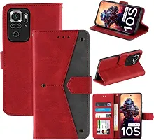 Stylish Flip Cover Compatible for Mi Redmi Note 10S-thumb3