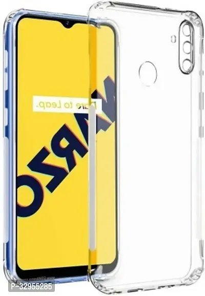 Back Cover Realme narzo 20A OG Premium TPU Back Cover Transparent-thumb0