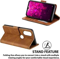 Flip Cover Compatible for Mi Redmi Y3 Flip Cover Redmi Y3 Back cover Redmi 7 Flip Cover Redmi Y3 mobile back cover Xiaomi Redmi Y3 Flip Cover Executive Brown, Magnetic Closure-thumb2