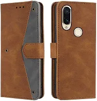 Flip Cover Compatible for Mi Redmi Y3 Flip Cover Redmi Y3 Back cover Redmi 7 Flip Cover Redmi Y3 mobile back cover Xiaomi Redmi Y3 Flip Cover Executive Brown, Magnetic Closure-thumb3