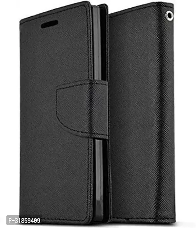 Rahishi Flip Cover Compatible for Realme Narzo 10 Back Cover Soft Silicon Tpu Flip Cover Black-thumb0