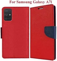 Trendy Flip Cover Compatible for Samsung Galaxy A71-thumb1