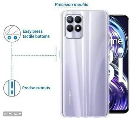 Back Cover Realme 8i OG Premium TPU Back Cover Transparent-thumb3