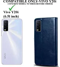 Trendy Soft TPU Silicone Flip Cover Compatible for Vivo Y20i Back Cover-thumb1