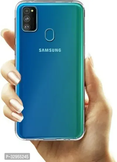 Back Cover Samsung Galaxy M21 OG Premium TPU Back Cover Transparent-thumb3