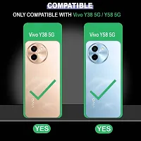 Rahishi Back Cover for Vivo Y38 5G Back Cover (Transparent)-thumb1