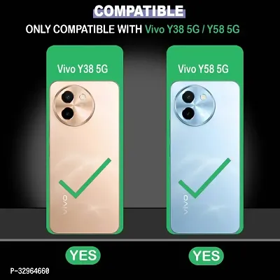 Rahishi Back Cover for Vivo Y38 5G Back Cover (Transparent)-thumb2