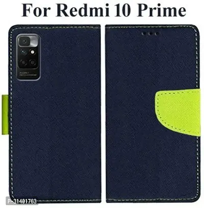 Stylish Flip Cover Compatible for Mi Redmi 10 Prime-thumb0