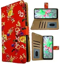 Stylish Artificial Leather Mobile Flip Cover For REDMI Note 11T 5G-thumb2