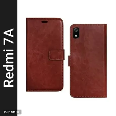 Stylish Flip Cover Compatible for Mi Redmi 7A