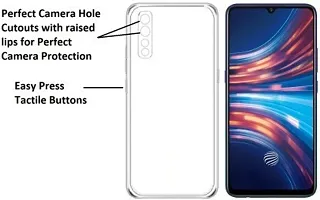 Back Cover Vivo S1 OG Premium TPU Back Cover Transparent-thumb2