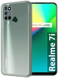 Back Cover Realme 7i OG Premium TPU Back Cover Transparent-thumb2