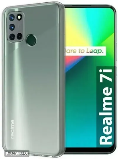 Back Cover Realme 7i OG Premium TPU Back Cover Transparent-thumb3