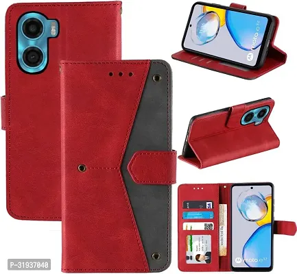 Stylish Flip Cover Compatible for Moto E32 5G