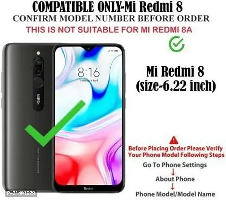 Stylish Flip Cover Compatible for Mi Redmi 8-thumb2