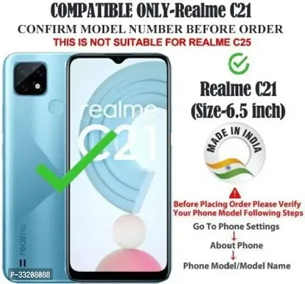 Flip Cover for Realme C21 flip cover comfortable for Realme C21 cover-thumb2