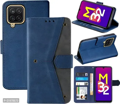 Stylish Flip Cover Compatible for Samsung Galaxy M32-thumb4