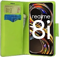 Trendy Flip Cover Compatible for Realme 8i Back Cover-thumb3